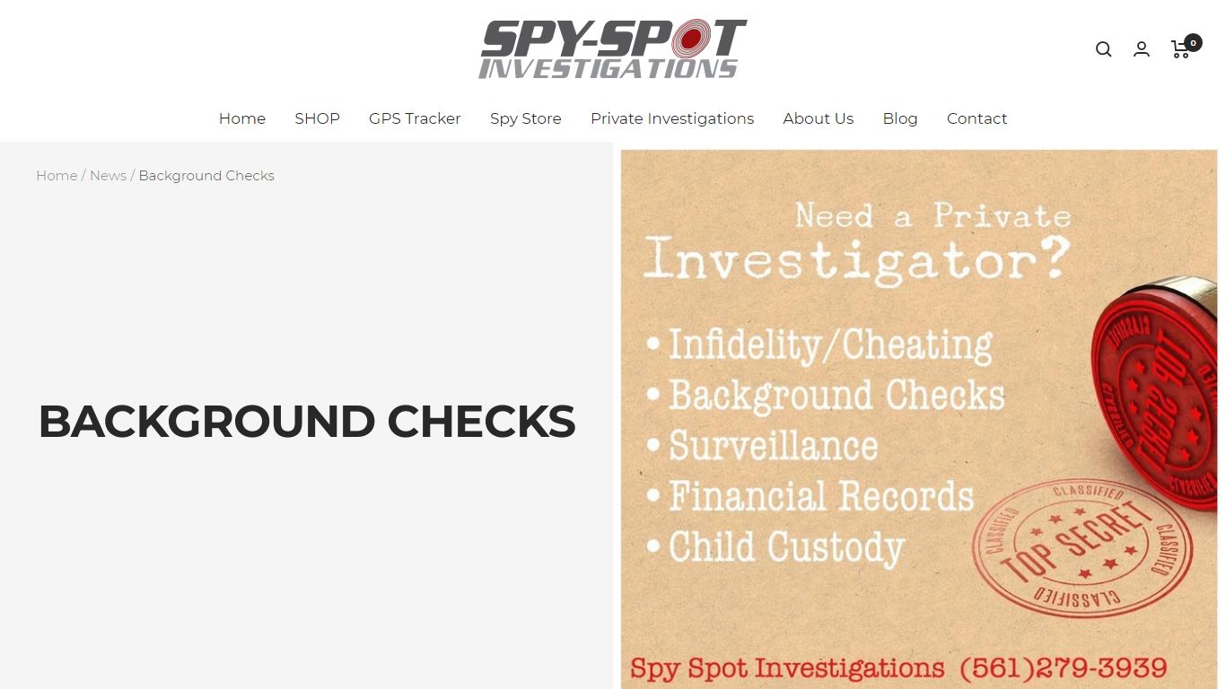 Background Checks - spy-spot.com